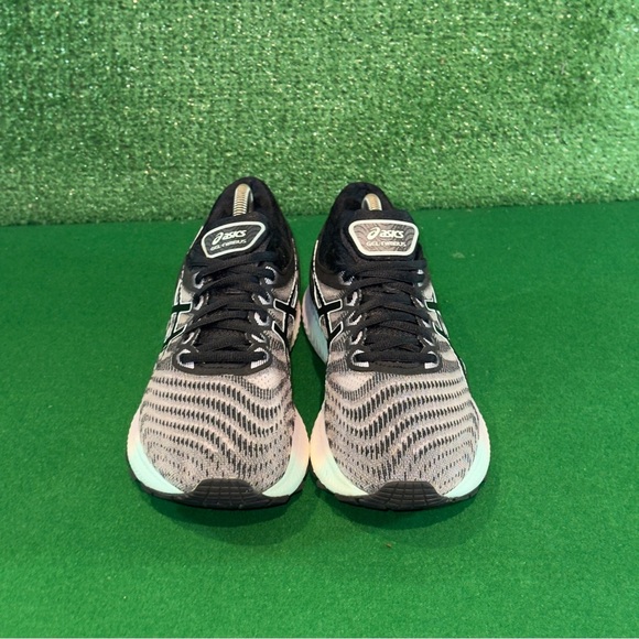 Asics Gel Nimbus Lite Flytefoam Black Gray Teal 1012A667 Women’s Size 9.5 - Picture 2 of 6